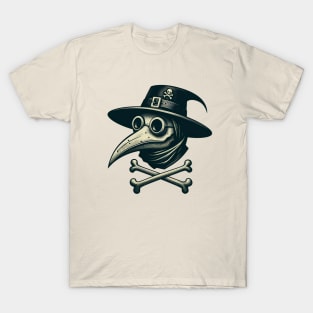 Plague Doctor - Skull and Bones T-Shirt